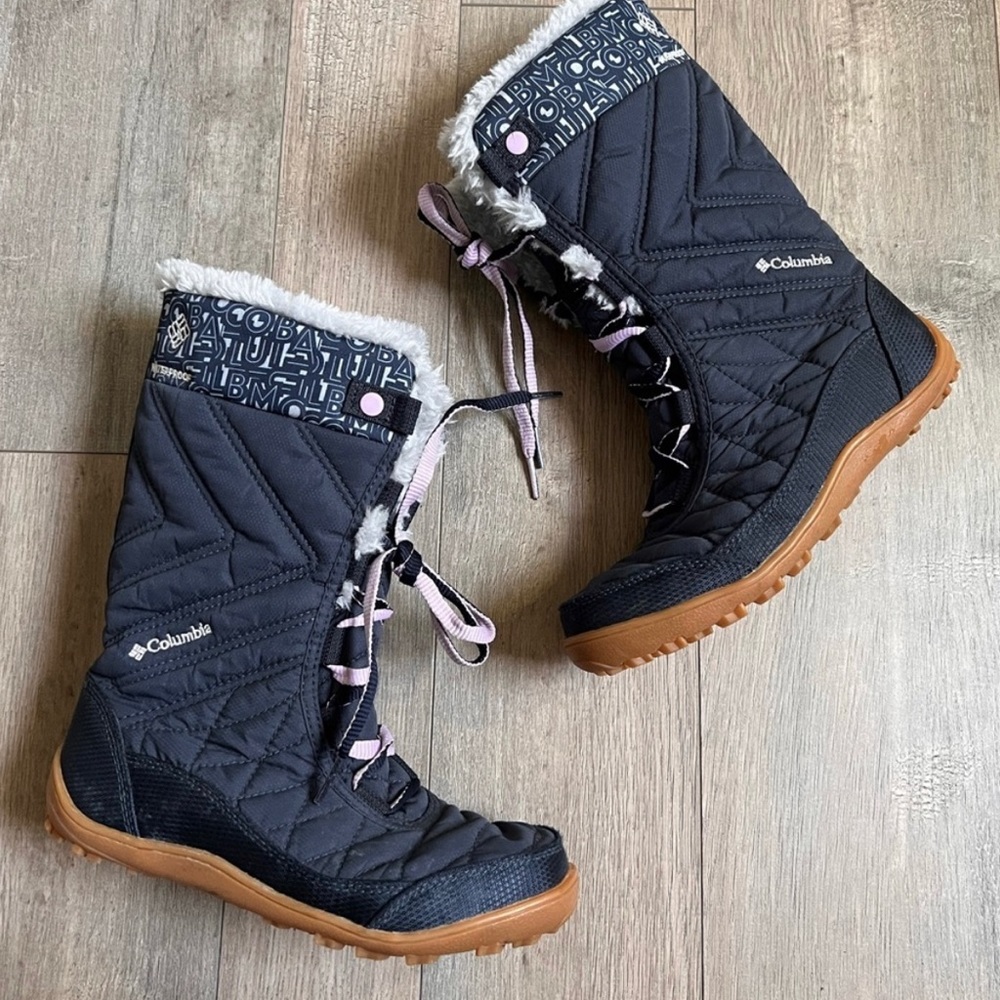 COLUMBIA Girl’s Minx Mid III Print Omni-Heat Boot